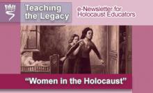 Women in the Holocaust - May 2008